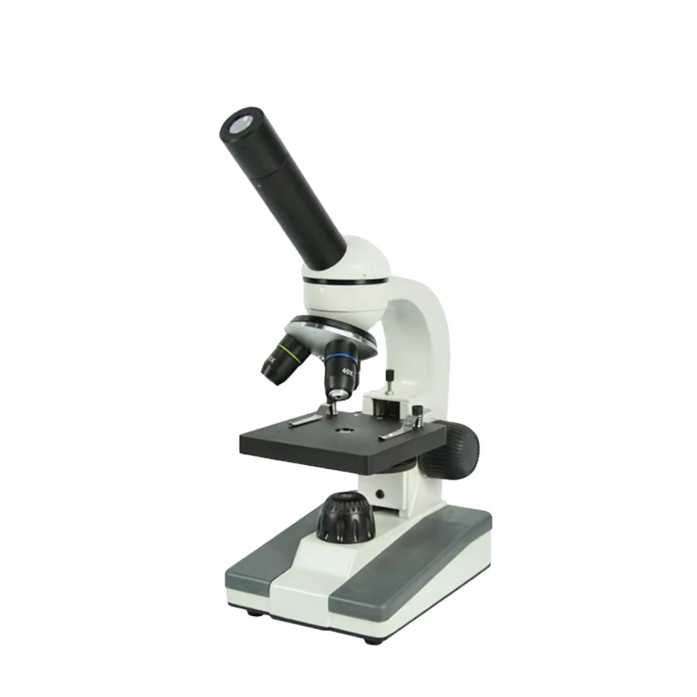This Compound Microscope includes a variety of magnification options (from 40x to 1000X max) to assist the viewer in maximizing their observations. With a set of 10x and 25x eyepieces, three objective lenses (4x, 10x, 40x), and lower LED lighting, this microscope produces excellent results in vibrant, true-to-life colors.